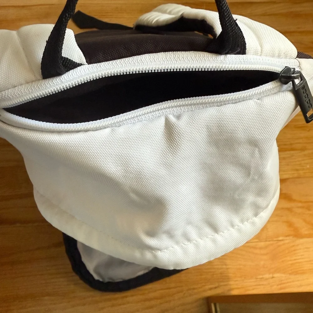 Adidas White and Black Men's Backpack - Picture 2 of 7